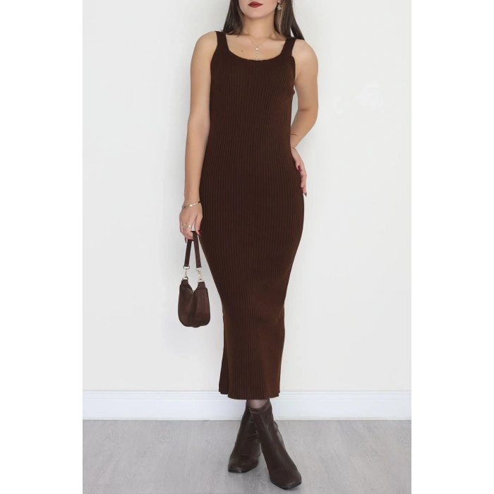 Elbise Ceket Triko Takım Kahve - 3064.1577.