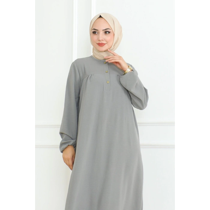 elbise gri 203