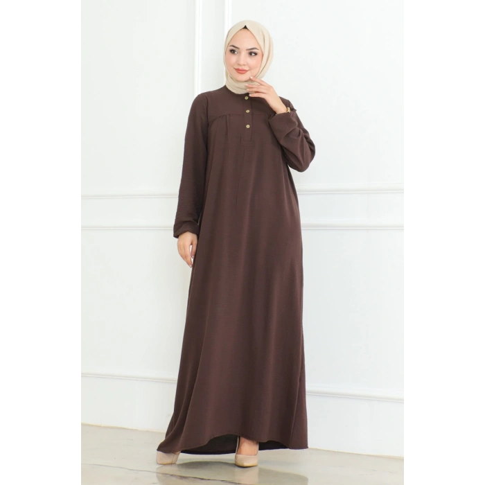 elbise  kahverengi 203