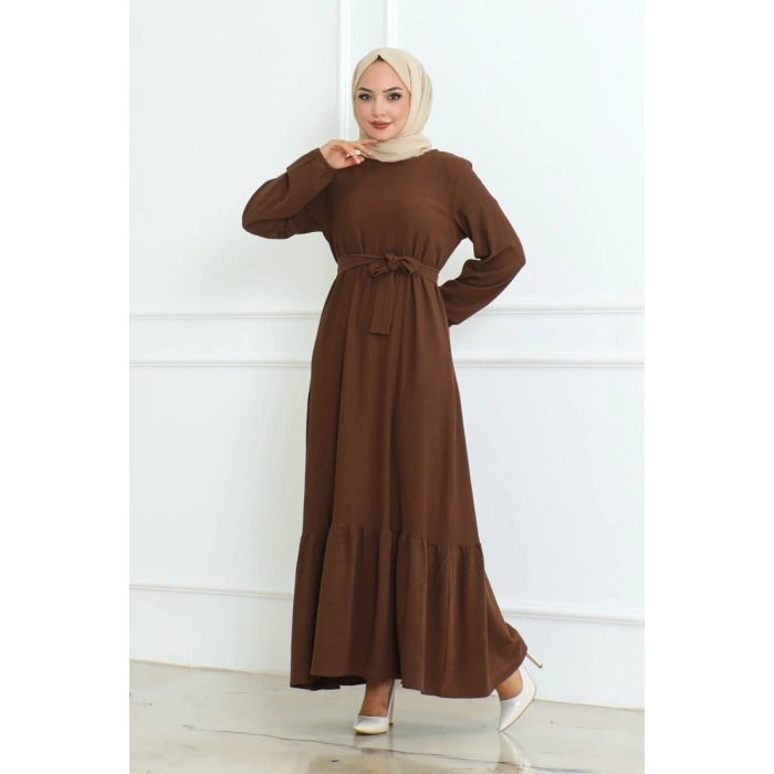 elbise kahverengi 206