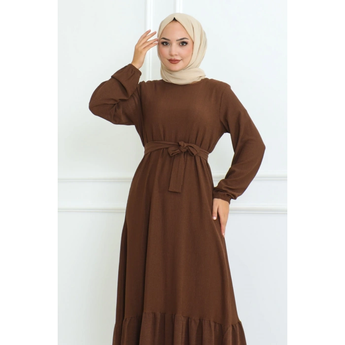 elbise kahverengi 206