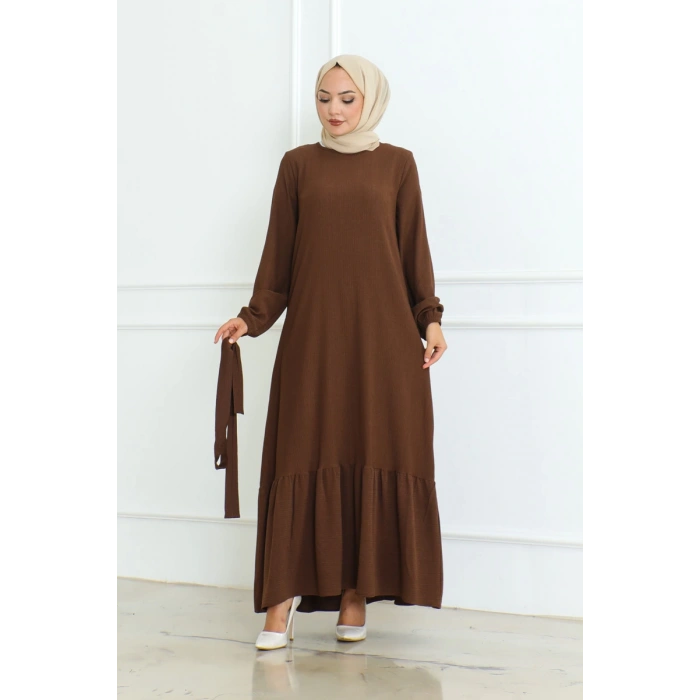 elbise kahverengi 206