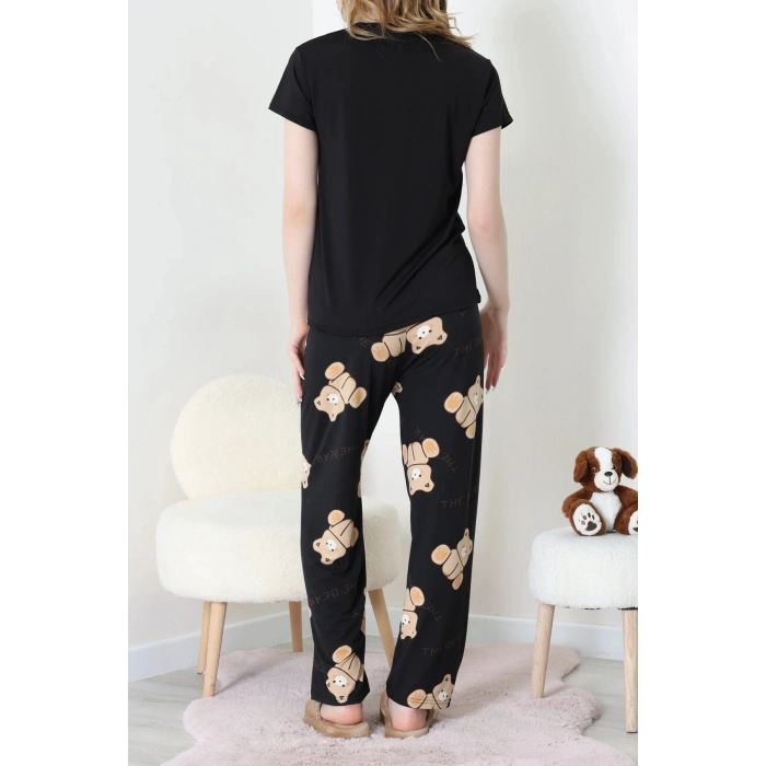 Enjeksiyon Baskı Milan Kumaş Pijama Takımı Ayıkafa - 630.1287.