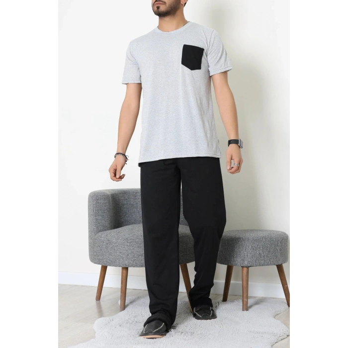 Erkek Pijama Takımı Grisiyah - 70605.1048.