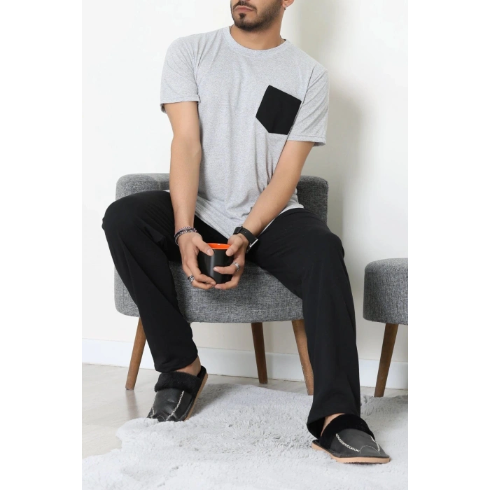 Erkek Pijama Takımı Grisiyah - 70605.1048.