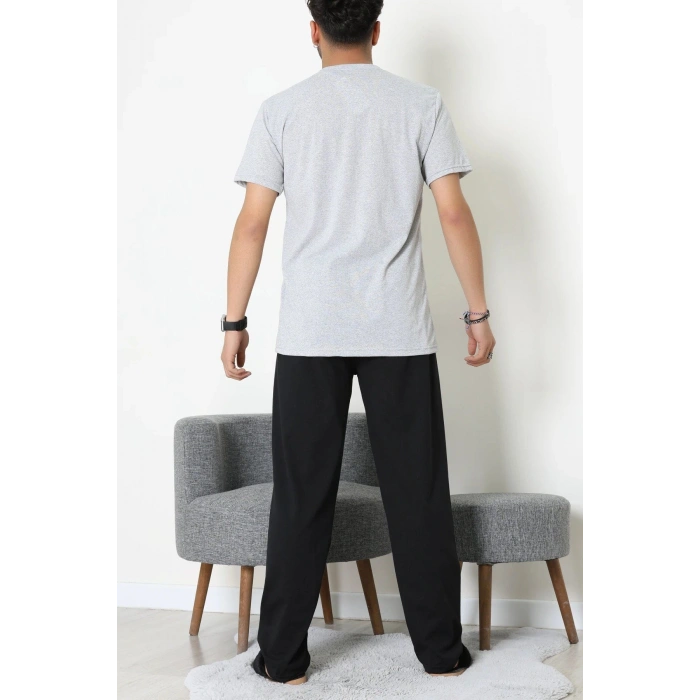Erkek Pijama Takımı Grisiyah - 70605.1048.