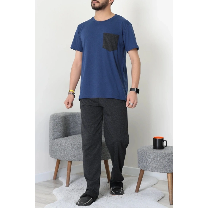 Erkek Pijama Takımı Lacivert - 70605.1048.