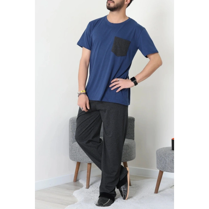 Erkek Pijama Takımı Lacivert - 70605.1048.