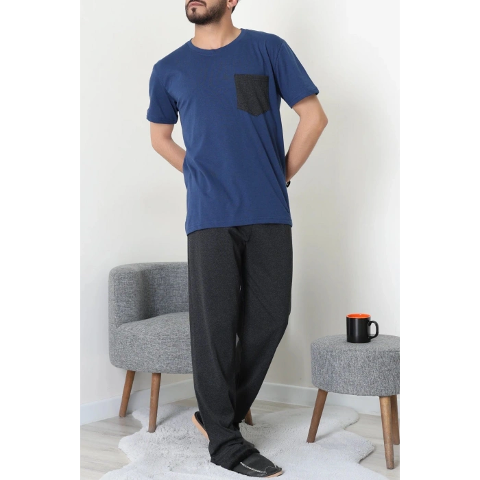 Erkek Pijama Takımı Lacivert - 70605.1048.