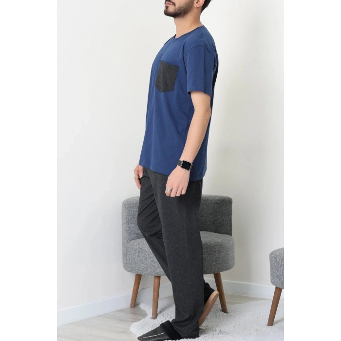 Erkek Pijama Takımı Lacivert - 70605.1048.