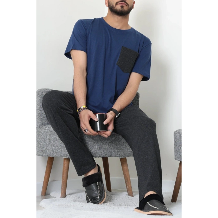 Erkek Pijama Takımı Lacivert - 70605.1048.