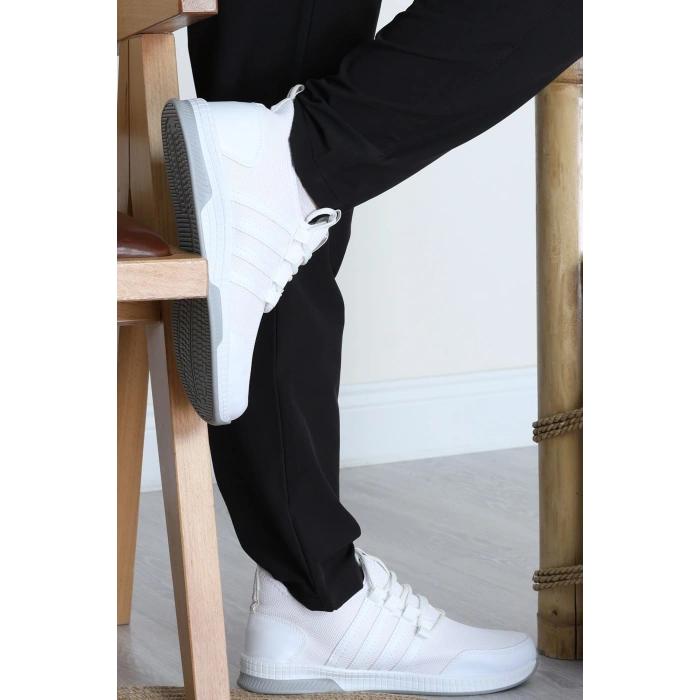 Erkek Spor Ayakkabı Beyazgri - 31466.264.