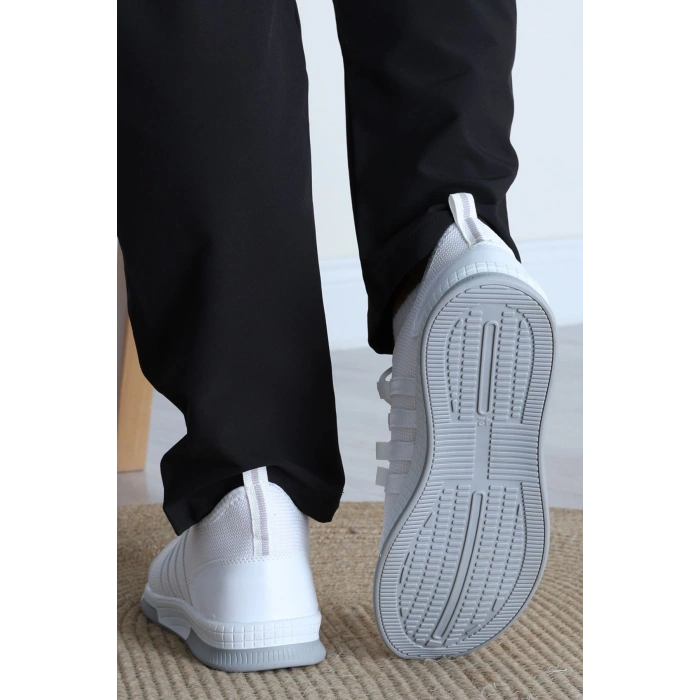 Erkek Spor Ayakkabı Beyazgri - 31466.264.