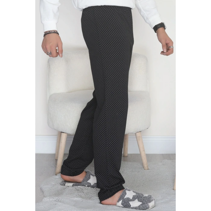 Erkek Süprem Cepsiz Pijama Altı Siyah - 42671.1952.