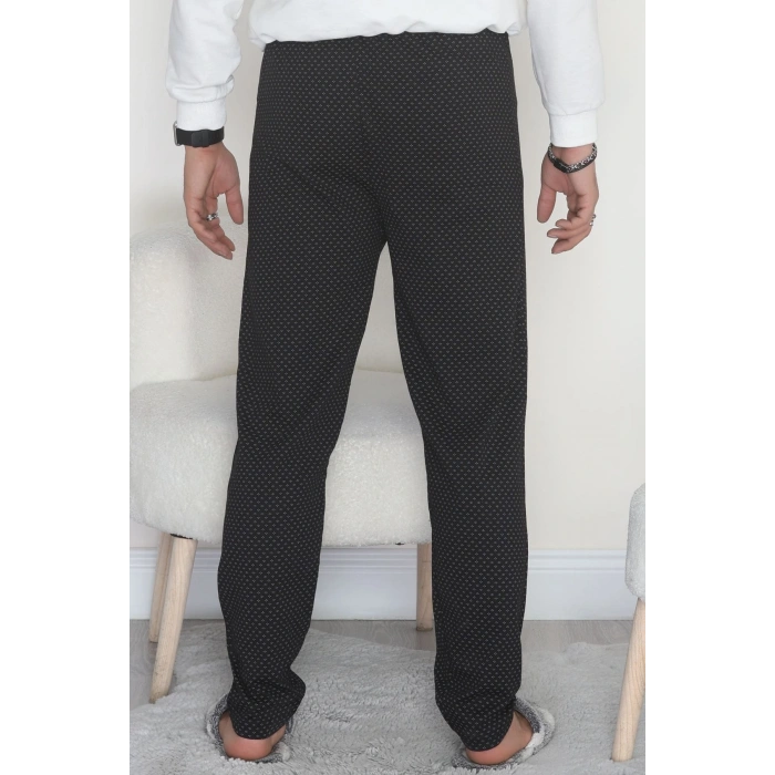 Erkek Süprem Cepsiz Pijama Altı Siyah - 42671.1952.