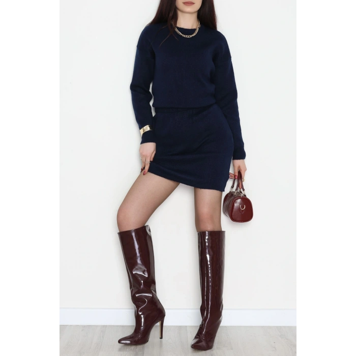 Etekli Triko Takım Lacivert - 2294.1247.