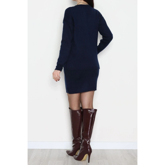 Etekli Triko Takım Lacivert - 2294.1247.