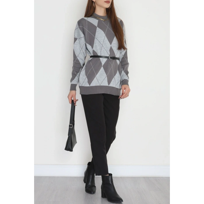 Etnik Desen Triko Fümegri - 3038.1577.