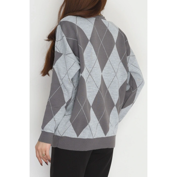 Etnik Desen Triko Fümegri - 3038.1577.