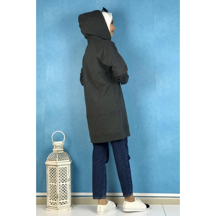 Fermuarlı Kap Antrasit