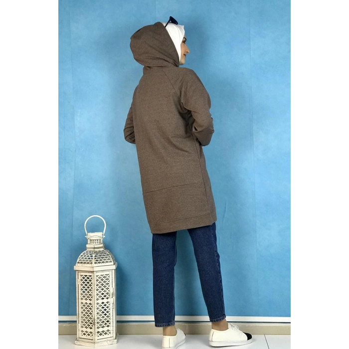 Fermuarlı Kap Kahve