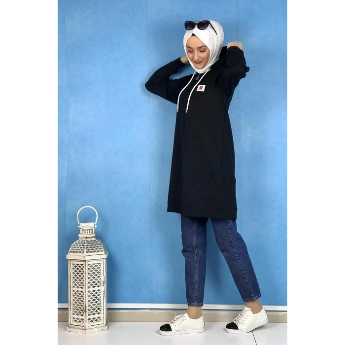 Fermuarlı Kap Siyah