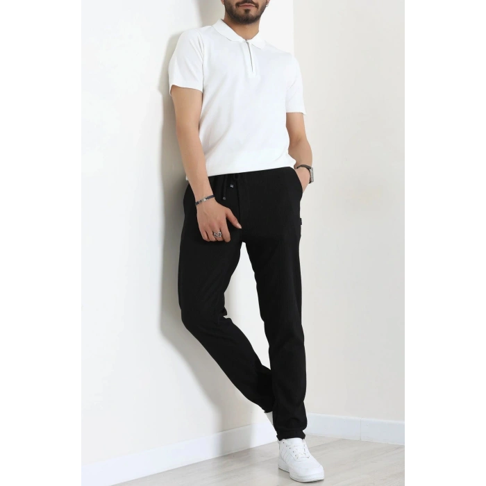 Fermuarlı Polo Yaka Tişört Beyaz - 71596.2167.