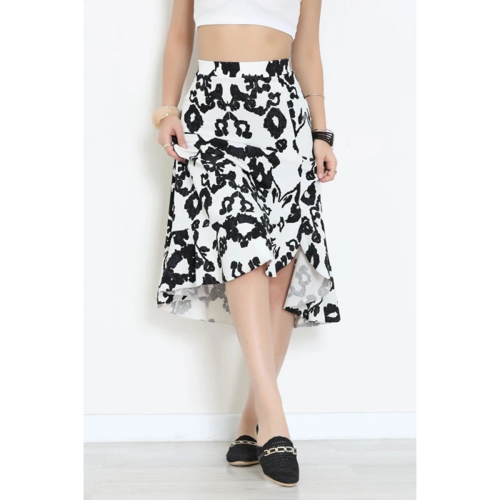 Fırfırlı Etek Siyah - 44024.1355.