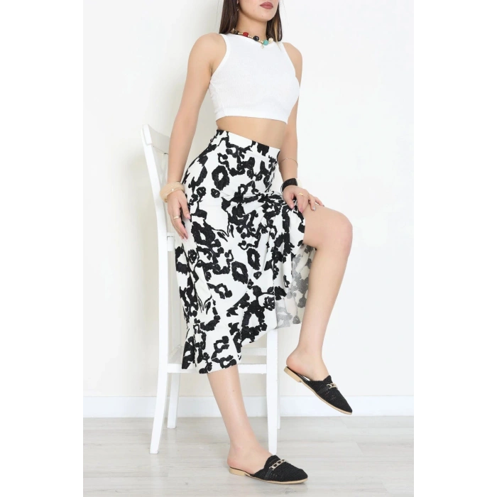 Fırfırlı Etek Siyah - 44024.1355.