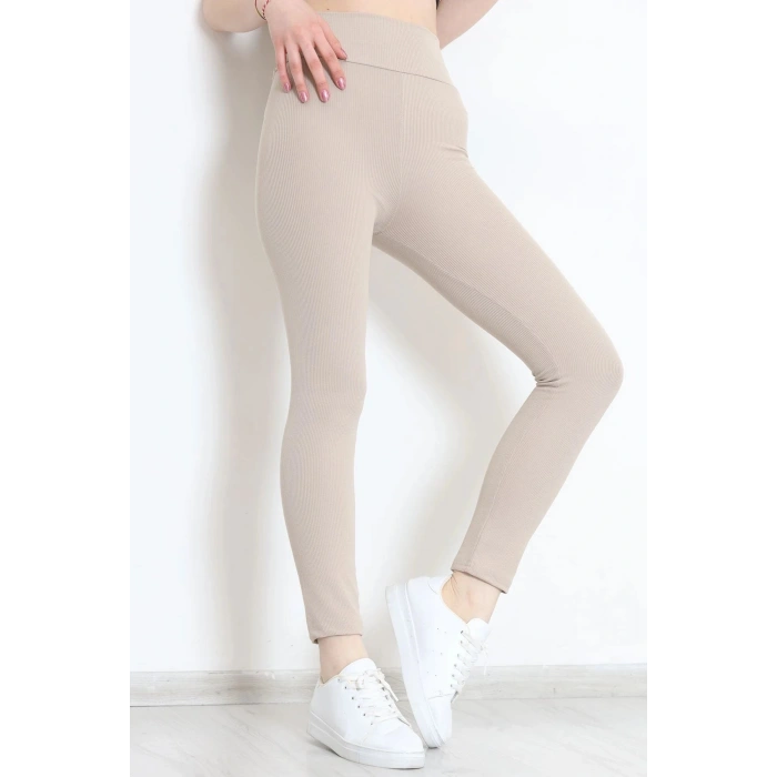 Fitilli Tayt Bej - 10751.1098.