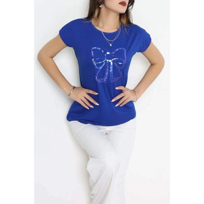 Fiyonk Baskılı Bluz Saks - 43995.599.