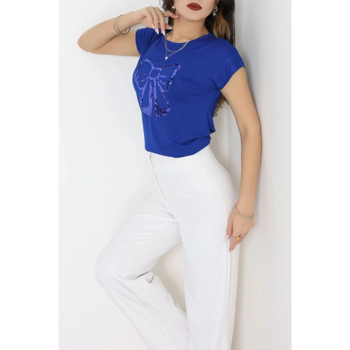 Fiyonk Baskılı Bluz Saks - 43995.599.