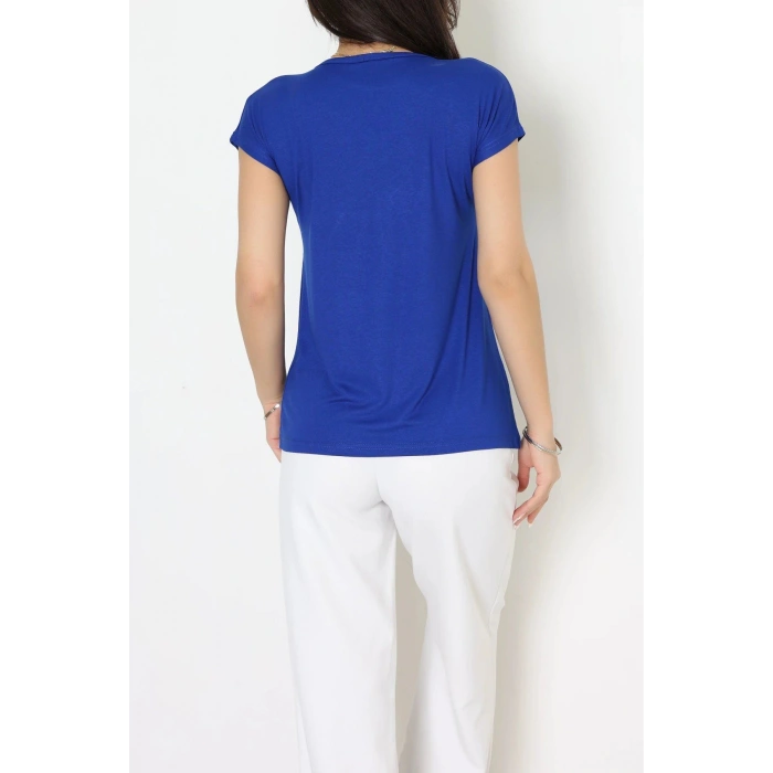 Fiyonk Baskılı Bluz Saks - 43995.599.