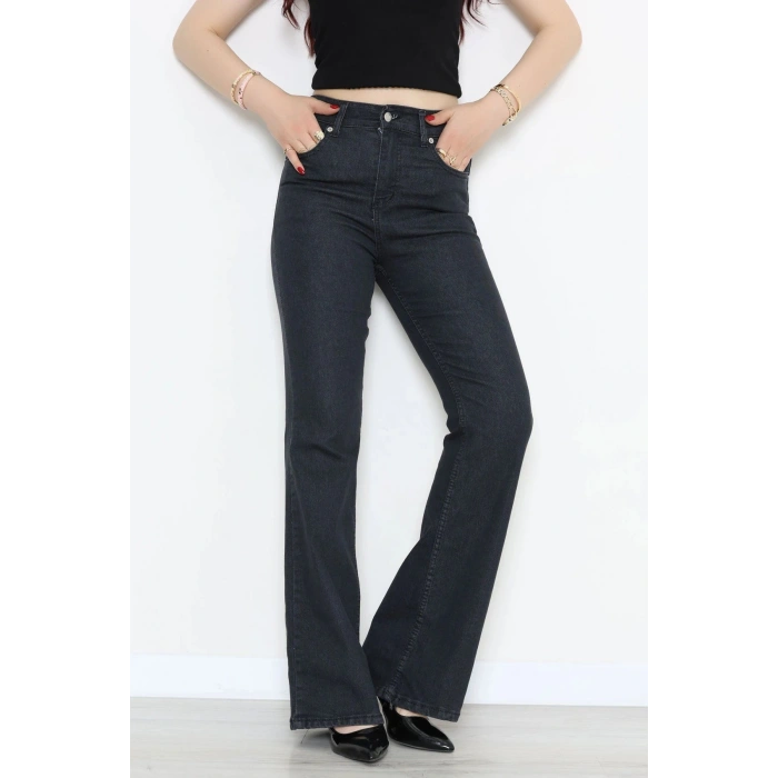 Full Likralı İspanyol Kot Pantolon Füme - 32875.2059.