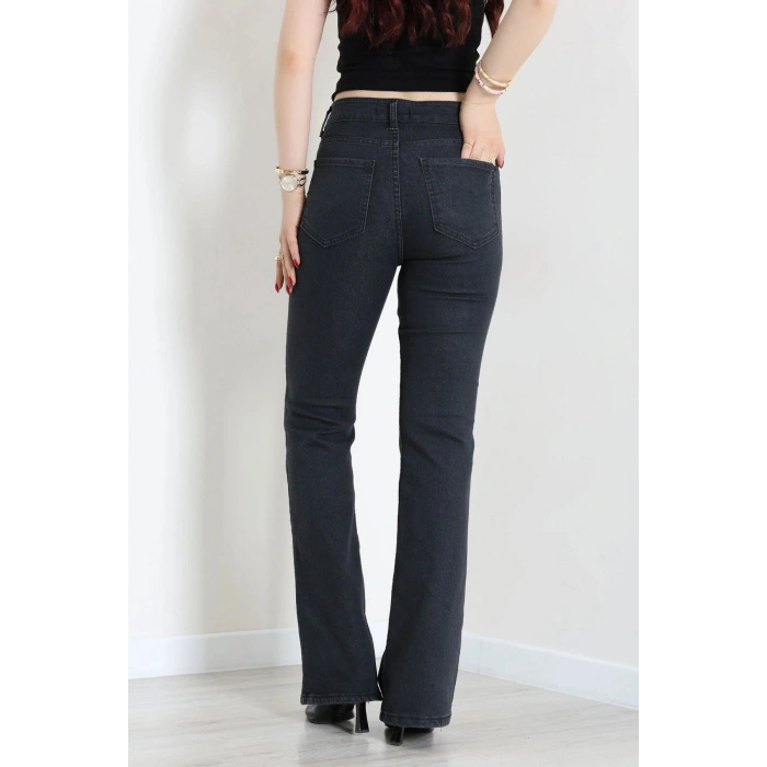 Full Likralı İspanyol Kot Pantolon Füme - 32875.2059.