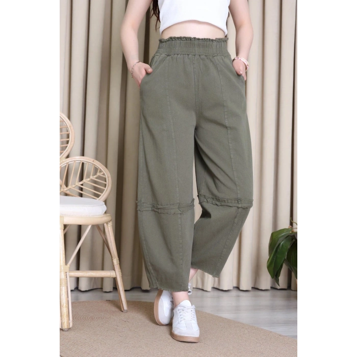 Gabardin Şalvar Pantolon Haki - 2314015.483.