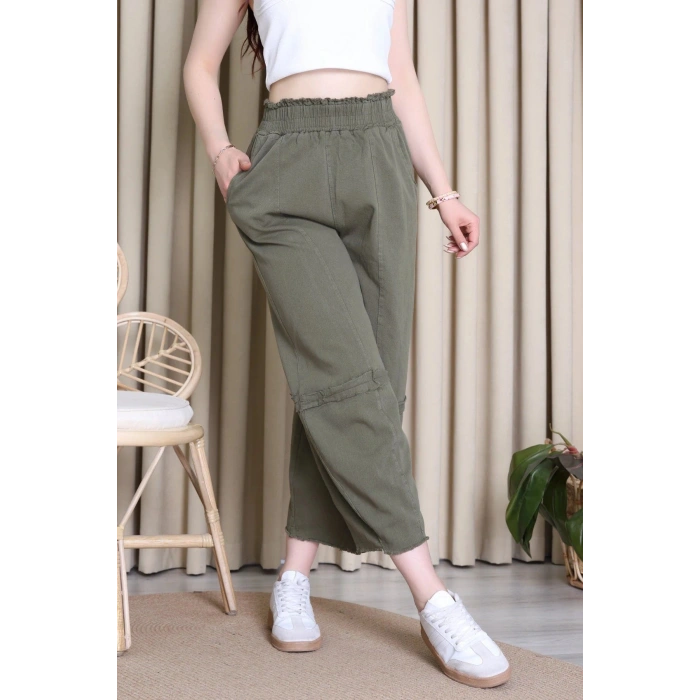Gabardin Şalvar Pantolon Haki - 2314015.483.