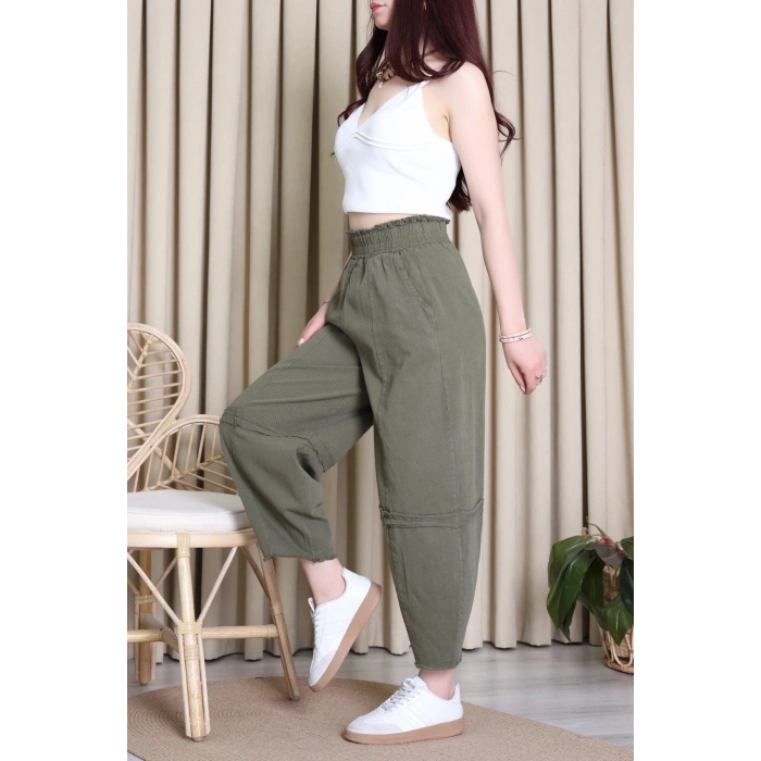 Gabardin Şalvar Pantolon Haki - 2314015.483.