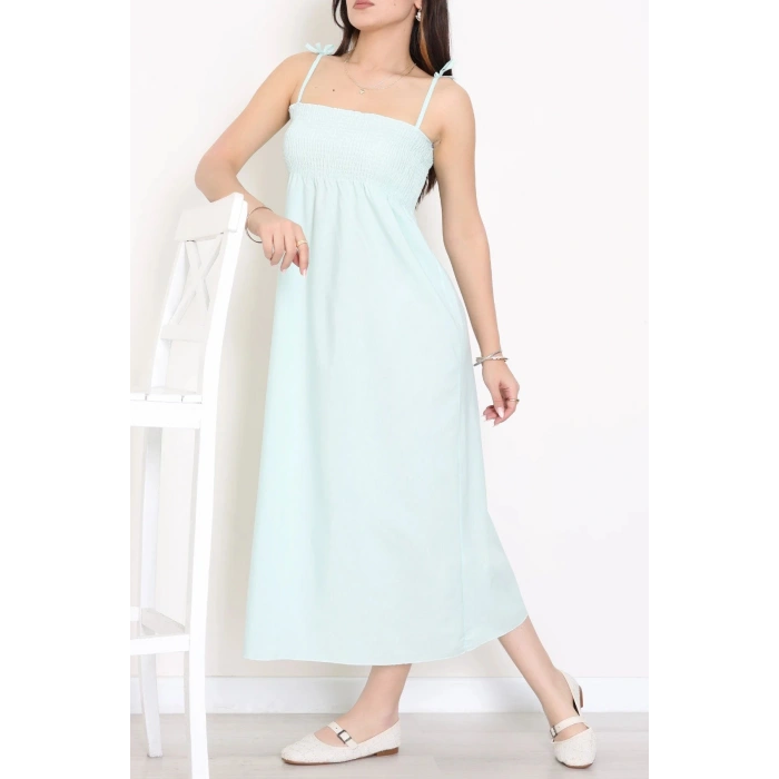 Gipeli İp Askı Elbise Mint - 41862.1723.