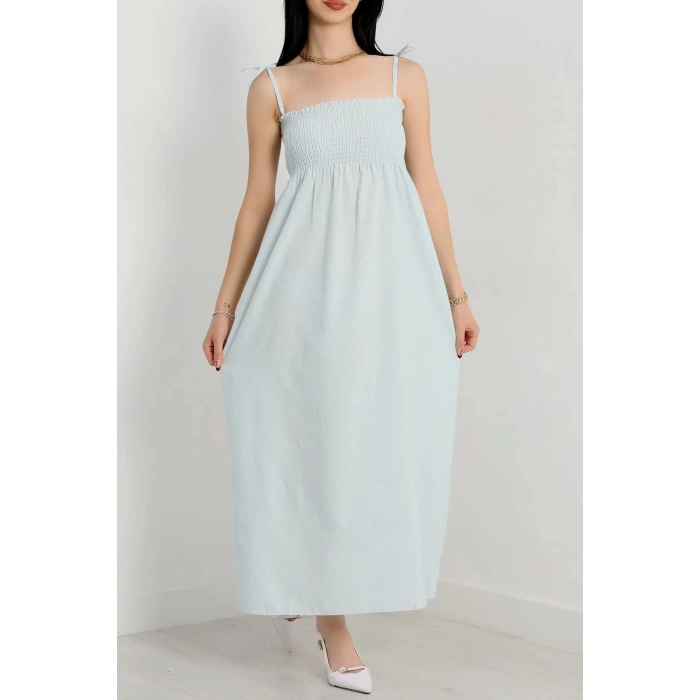 Gipeli İp Askılı Elbise Mint - 41848.1723.