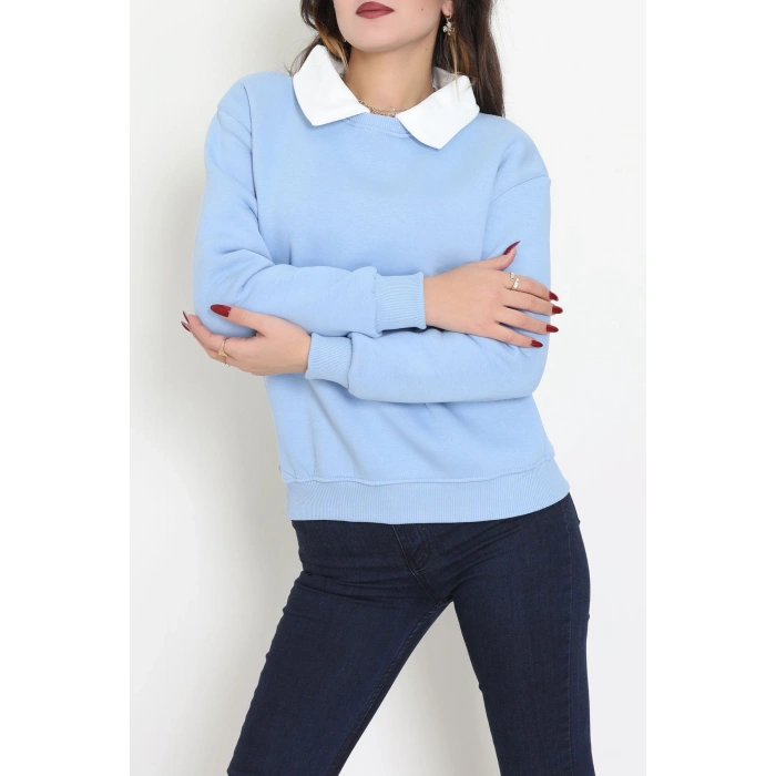 Gömlek Yaka 3 İplik Sweat Bebemavi - 21985.200.