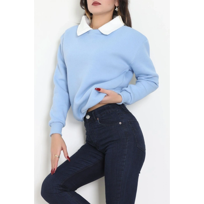 Gömlek Yaka 3 İplik Sweat Bebemavi - 21985.200.