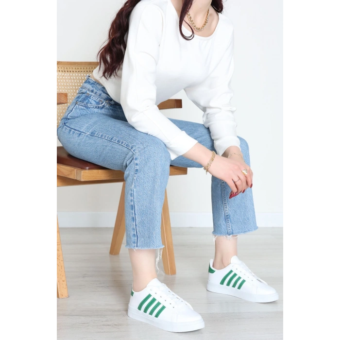 Günlük Ayakkabı Beyazyeşil - 9151.264.