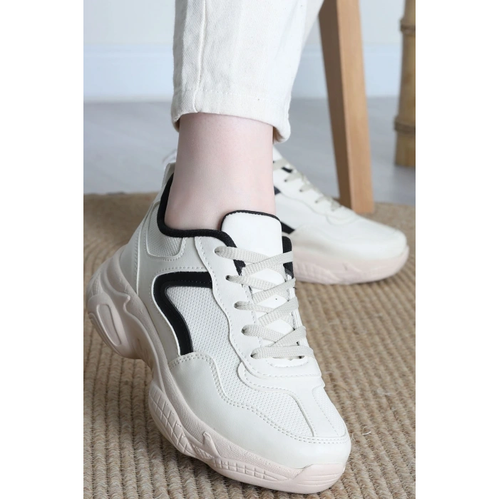 Günlük Spor Ayakkabı Bejsiyah - 42440.2082.