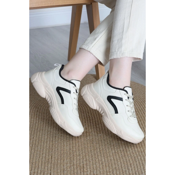 Günlük Spor Ayakkabı Bejsiyah - 42440.2082.