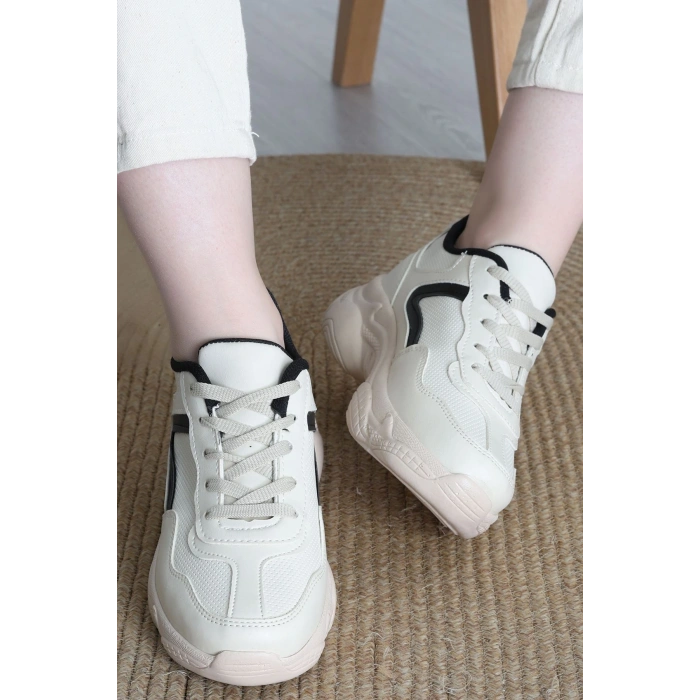 Günlük Spor Ayakkabı Bejsiyah - 42440.2082.