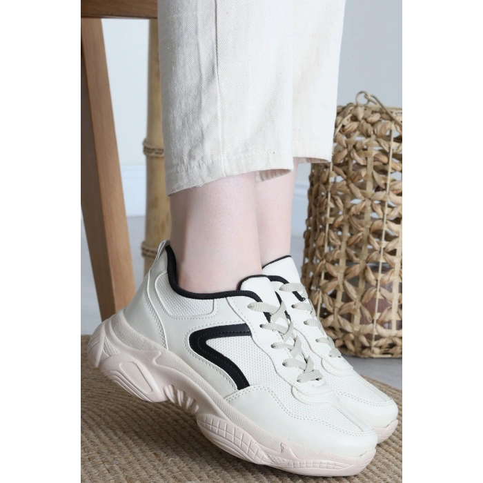 Günlük Spor Ayakkabı Bejsiyah - 42440.2082.