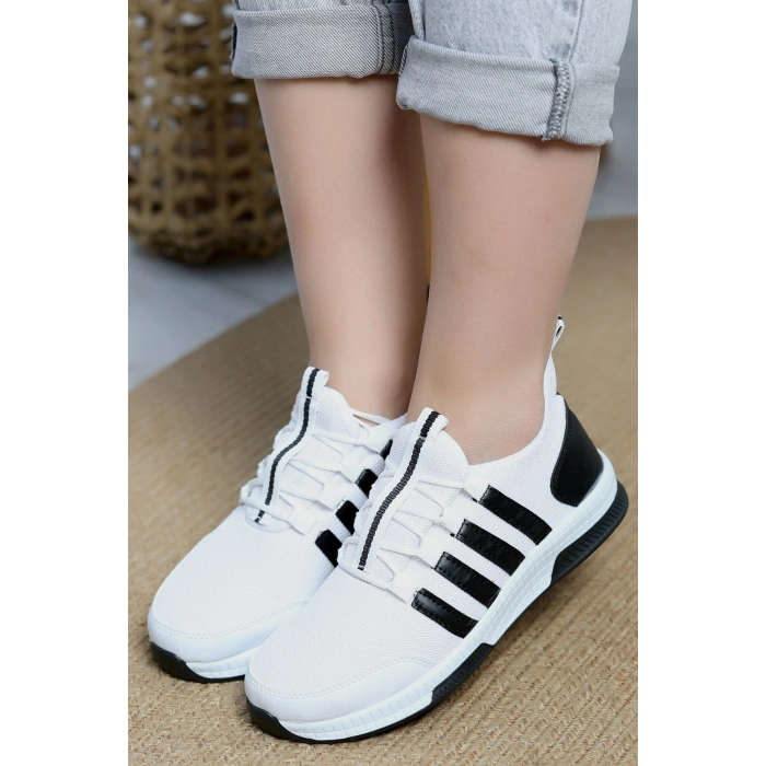 Günlük Spor Ayakkabı Beyazsiyah - 30305.264.