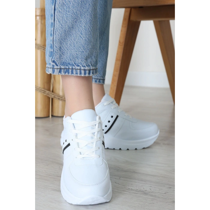 Günlük Spor Ayakkabı Beyazsiyah - 31685.2082.