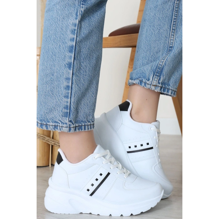 Günlük Spor Ayakkabı Beyazsiyah - 31685.2082.